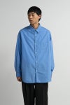 Graphpaper(グラフペーパー) Broad L/S Oversized Regular Collar Shirt ブロード長袖オーバーサイズレギュラーカラーシャツ GM263-50001B