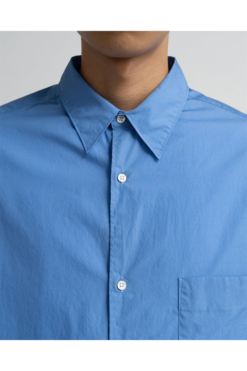 Graphpaper(グラフペーパー) Broad L/S Oversized Regular Collar Shirt ブロード長袖オーバーサイズレギュラーカラーシャツ GM263-50001B