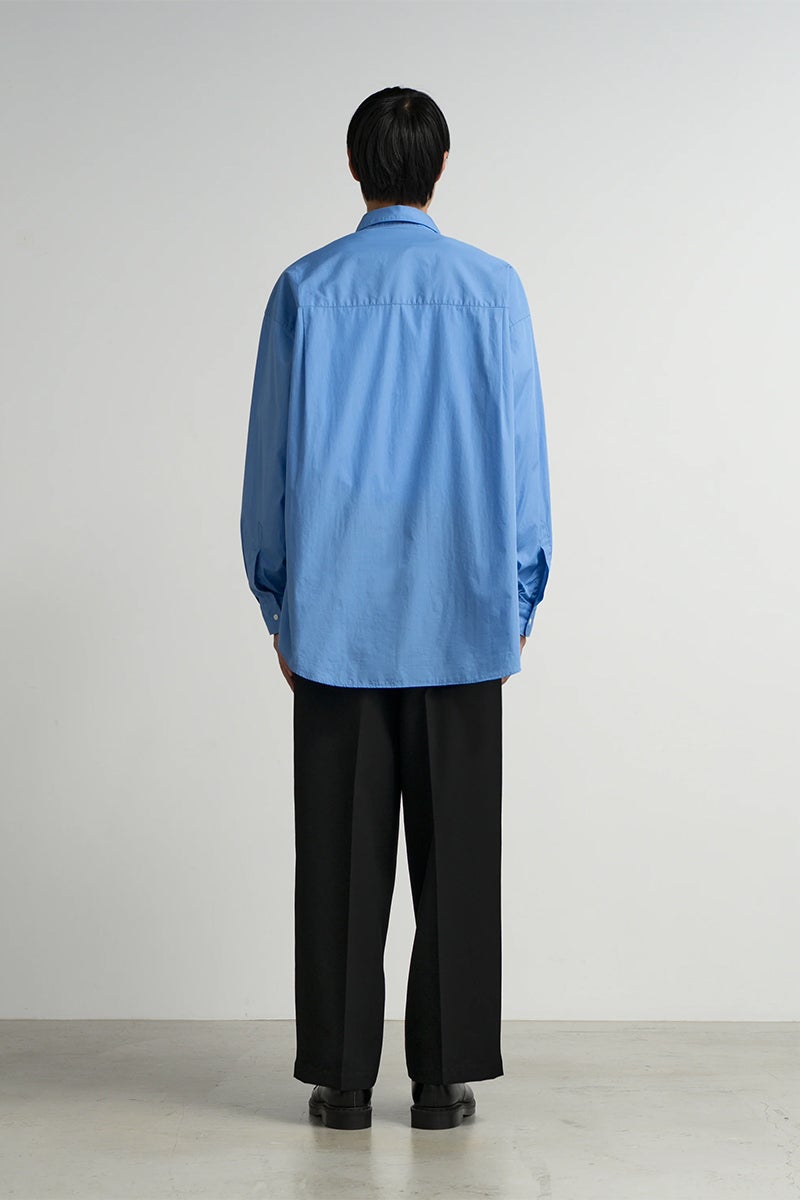 Graphpaper(グラフペーパー) Broad L/S Oversized Regular Collar Shirt ブロード長袖オーバーサイズレギュラーカラーシャツ GM263-50001B