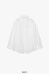 Graphpaper(グラフペーパー) Broad L/S Oversized Regular Collar Shirt ブロード長袖オーバーサイズレギュラーカラーシャツ GM263-50001B