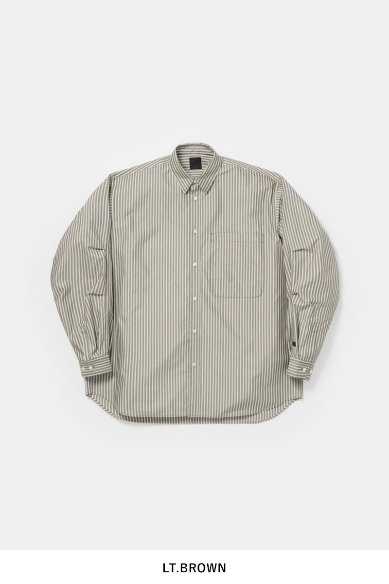 DAIWA PIER 39(ダイワピア39) TECH REGULAR COLLAR SHIRT LS STRIPE テックレギュラーカラー長袖シャツ ストライプ BE-83026W