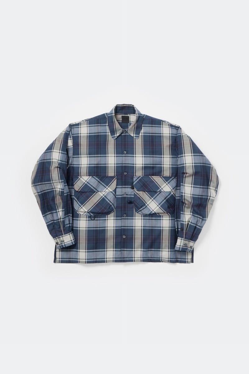 DAIWA PIER 39(ダイワピア39) TECH SPORTS OPEN COLLAR SHIRT LS BIG TARTAN テックスポーツオープンカラー長袖シャツ ビッグタータン BE-81026W