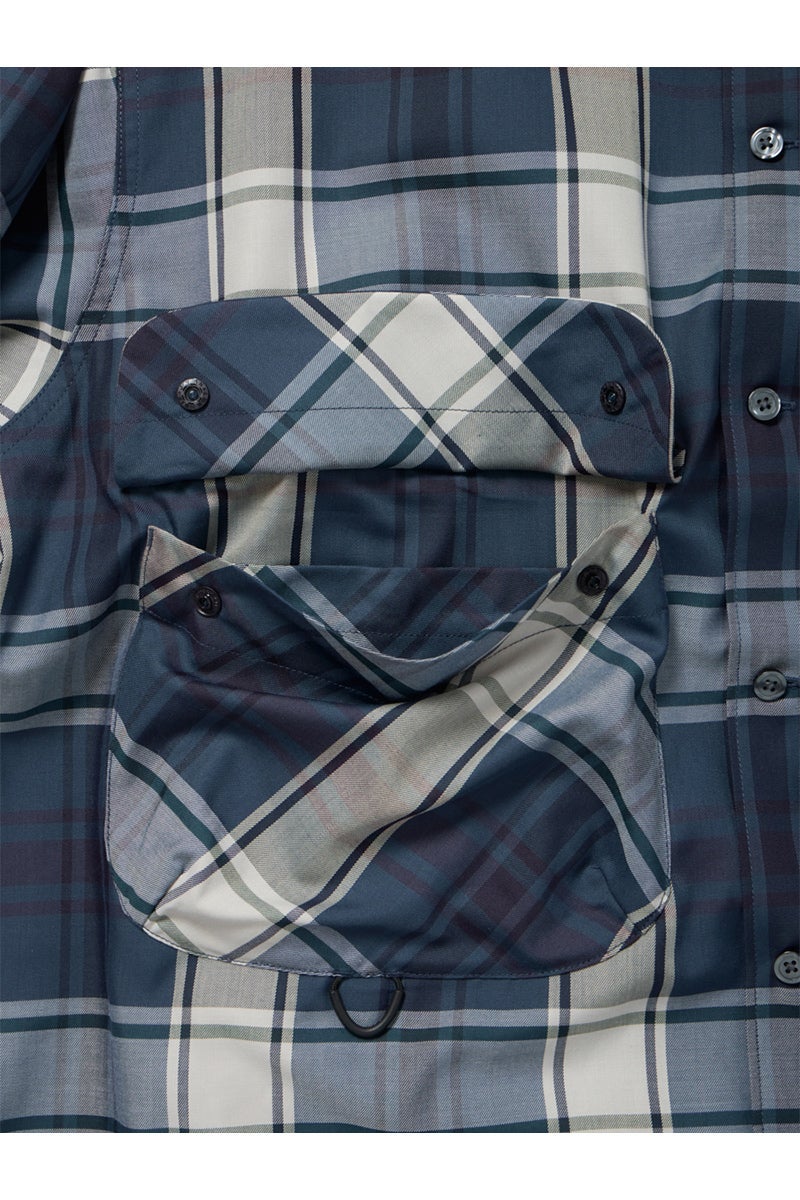 DAIWA PIER 39(ダイワピア39) TECH SPORTS OPEN COLLAR SHIRT LS BIG TARTAN テックスポーツオープンカラー長袖シャツ ビッグタータン BE-81026W