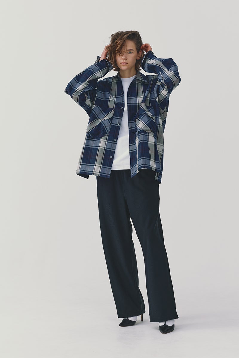 DAIWA PIER 39(ダイワピア39) TECH SPORTS OPEN COLLAR SHIRT LS BIG TARTAN テックスポーツオープンカラー長袖シャツ ビッグタータン BE-81026W