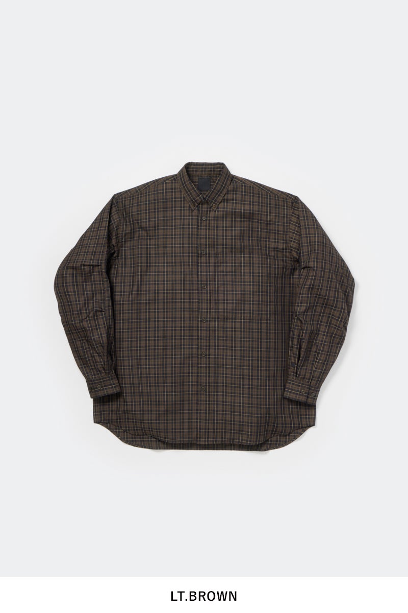 DAIWA PIER 39(ダイワピア39) TECH BUTTON DOWN SHIRT LS PLAIDS テックボタンダウン長袖シャツ プレイド BE-80026W