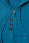 SYUMAN.(シュウマン) Fire pattern button Hoodie ファイヤーパターンボタンフーディー fw26-005