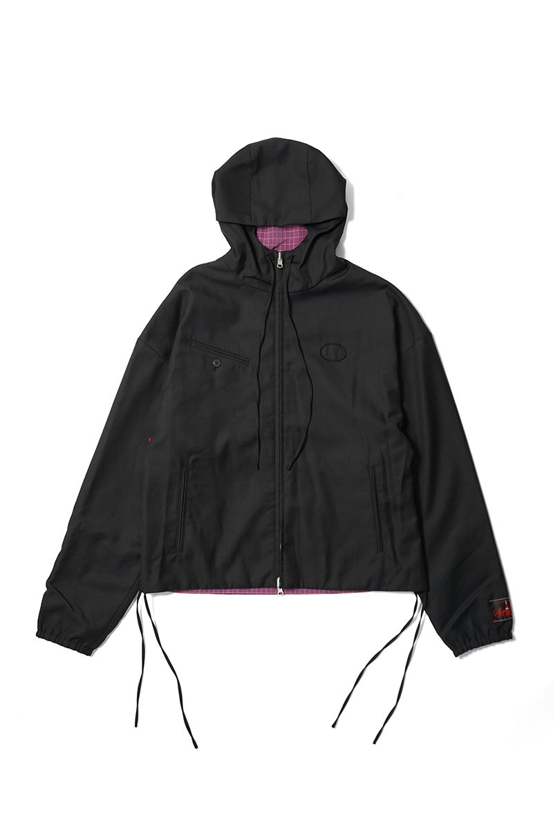 SYUMAN.(シュウマン) Wool-mix Suit Hoodie jacket ウールミックススーツフーディージャケット fw26-010A