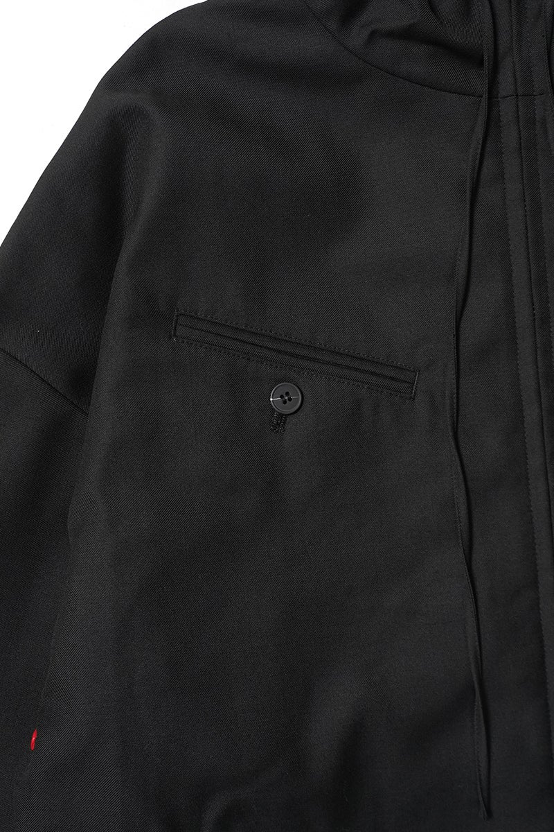 SYUMAN.(シュウマン) Wool-mix Suit Hoodie jacket ウールミックススーツフーディージャケット fw26-010A
