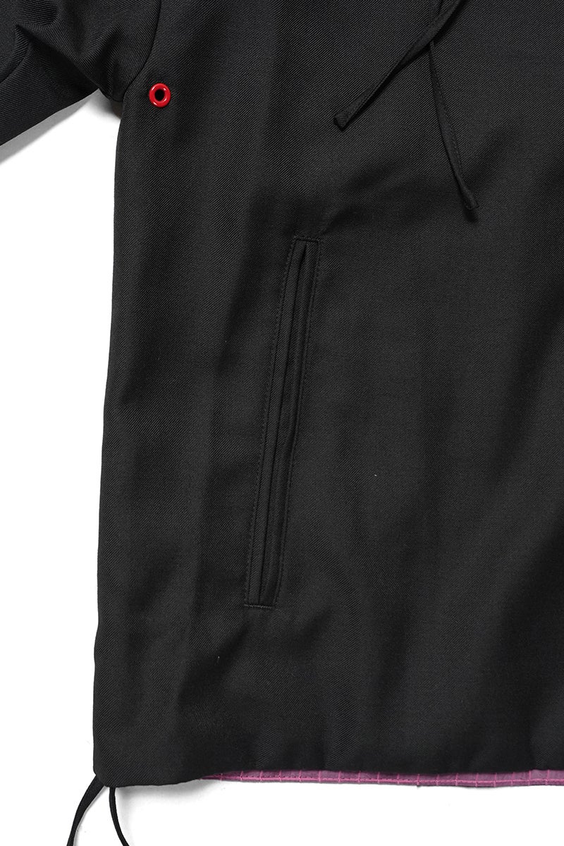 SYUMAN.(シュウマン) Wool-mix Suit Hoodie jacket ウールミックススーツフーディージャケット fw26-010A
