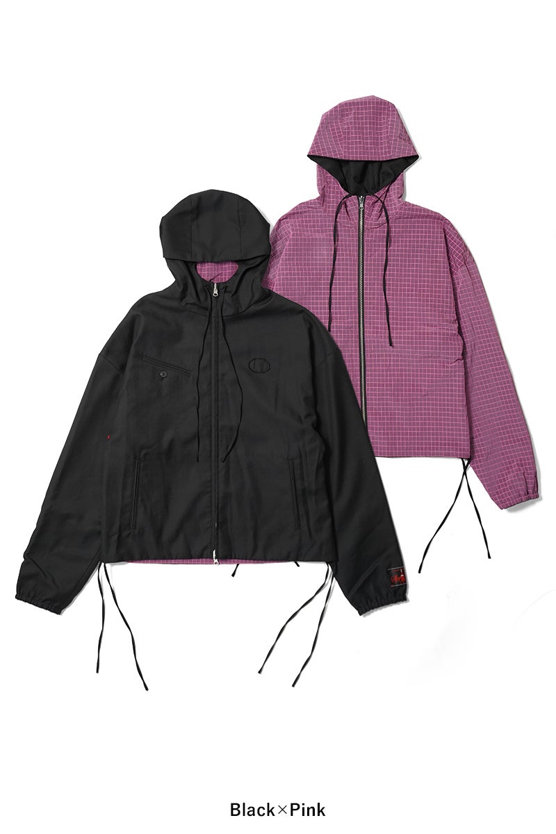 SYUMAN.(シュウマン) Wool-mix Suit Hoodie jacket ウールミックススーツフーディージャケット fw26-010A