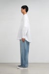 Graphpaper(グラフペーパー) Selvage Denim Two Tuck Tapered Pants -LIGHT FADE- セルヴィッチデニムツータックテーパードパンツ ライトフェイド GU263-40060LB
