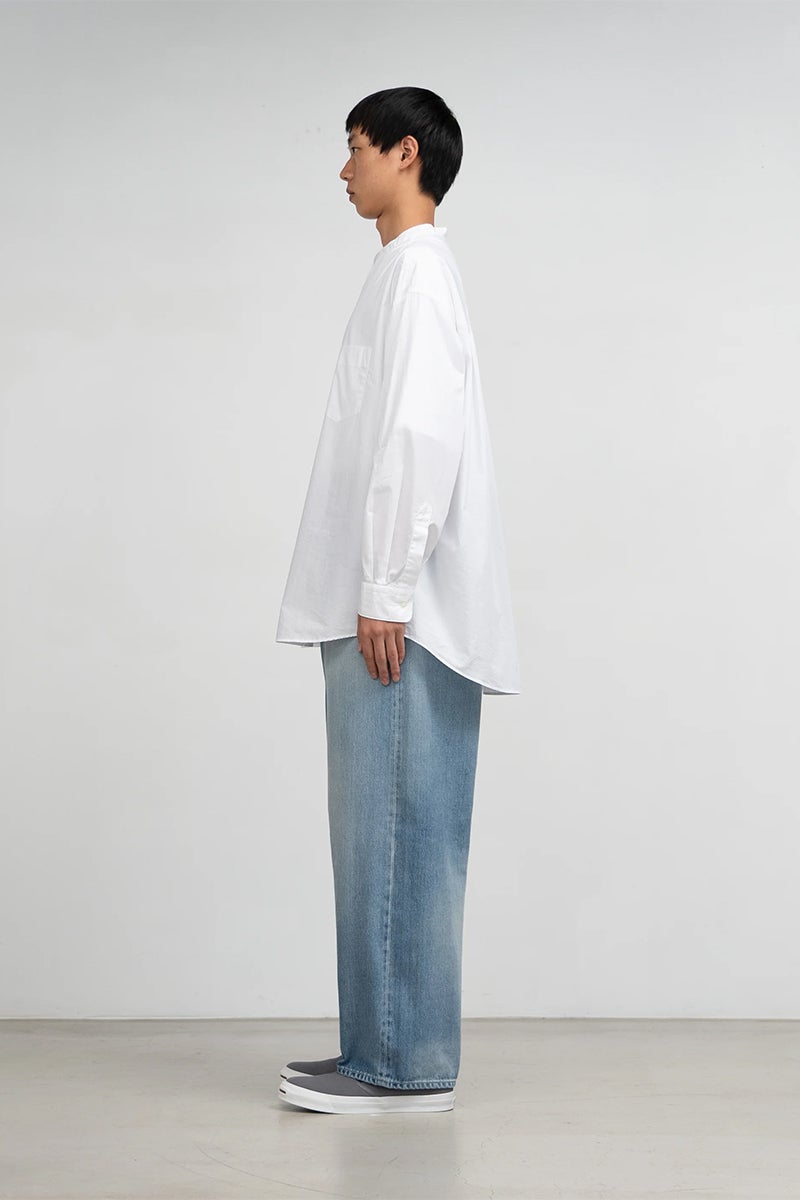Graphpaper(グラフペーパー) Selvage Denim Two Tuck Tapered Pants -LIGHT FADE- セルヴィッチデニムツータックテーパードパンツ ライトフェイド GU263-40060LB