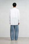 Graphpaper(グラフペーパー) Selvage Denim Two Tuck Tapered Pants -LIGHT FADE- セルヴィッチデニムツータックテーパードパンツ ライトフェイド GU263-40060LB