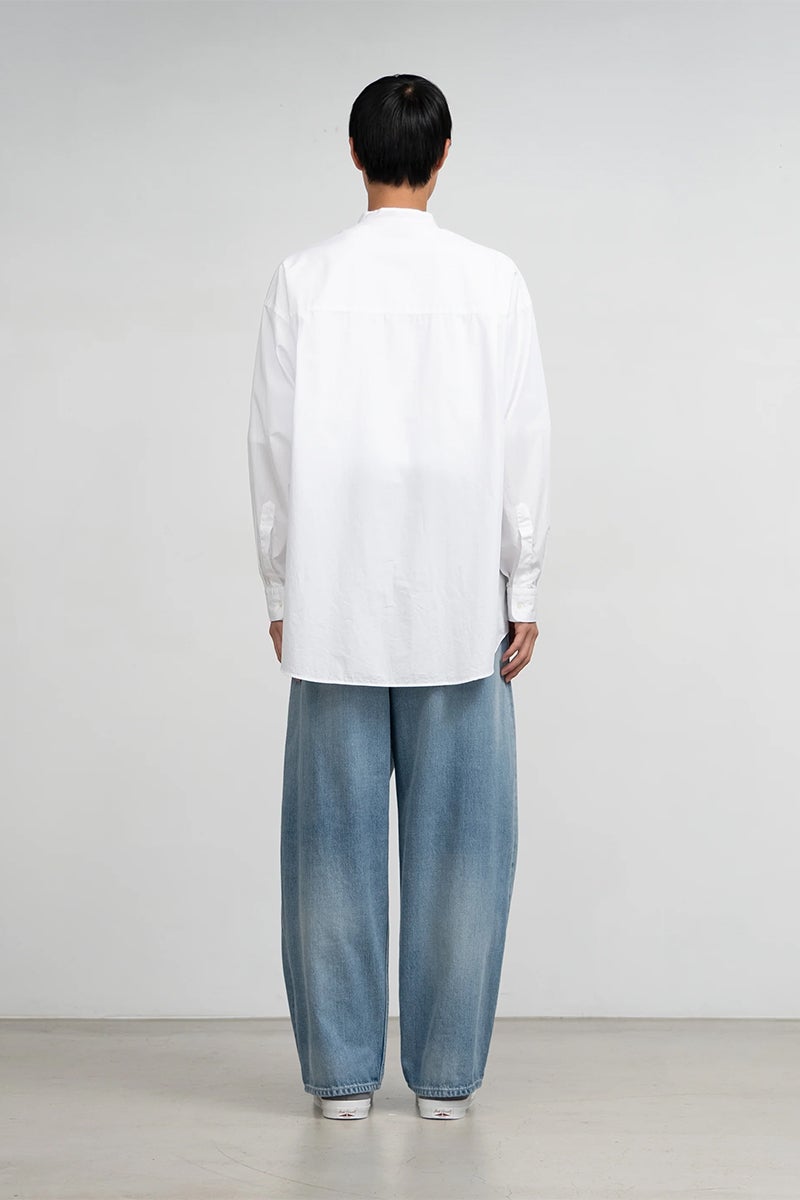 Graphpaper(グラフペーパー) Selvage Denim Two Tuck Tapered Pants -LIGHT FADE- セルヴィッチデニムツータックテーパードパンツ ライトフェイド GU263-40060LB