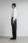 Graphpaper(グラフペーパー) Selvage Denim Two Tuck Tapered Pants -DARK FADE- セルヴィッチデニムツータックテーパードパンツ ダークフェイド GU263-40060DB