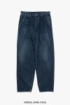 Graphpaper(グラフペーパー) Selvage Denim Two Tuck Tapered Pants -DARK FADE- セルヴィッチデニムツータックテーパードパンツ ダークフェイド GU263-40060DB