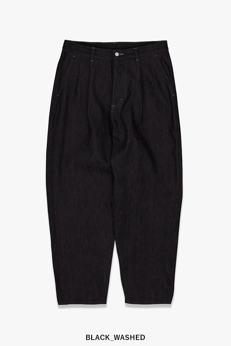 Graphpaper(グラフペーパー) Selvage Denim Two Tuck Tapered Pants セルヴィッチデニムツータックテーパードパンツ GU263-40060RB