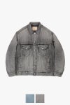 Graphpaper(グラフペーパー) Selvage Denim Trucker Jacket -LIGHT FADE- セルヴィッチデニムトラッカージャケット ライトフェイド GU263-20055LB