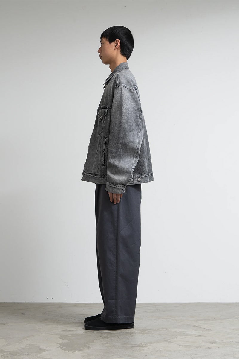 Graphpaper(グラフペーパー) Selvage Denim Trucker Jacket -LIGHT FADE- セルヴィッチデニムトラッカージャケット ライトフェイド GU263-20055LB