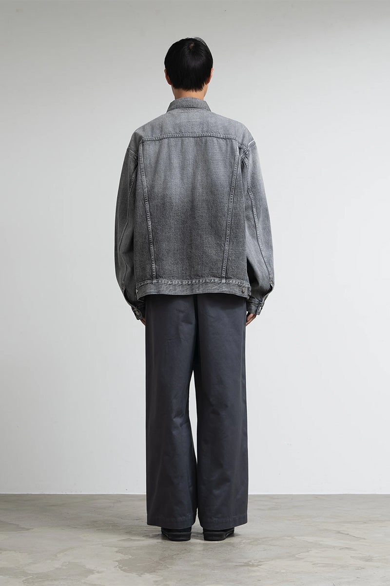 Graphpaper(グラフペーパー) Selvage Denim Trucker Jacket -LIGHT FADE- セルヴィッチデニムトラッカージャケット ライトフェイド GU263-20055LB