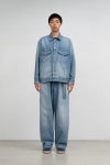 Graphpaper(グラフペーパー) Selvage Denim Trucker Jacket -LIGHT FADE- セルヴィッチデニムトラッカージャケット ライトフェイド GU263-20055LB