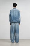 Graphpaper(グラフペーパー) Selvage Denim Trucker Jacket -LIGHT FADE- セルヴィッチデニムトラッカージャケット ライトフェイド GU263-20055LB