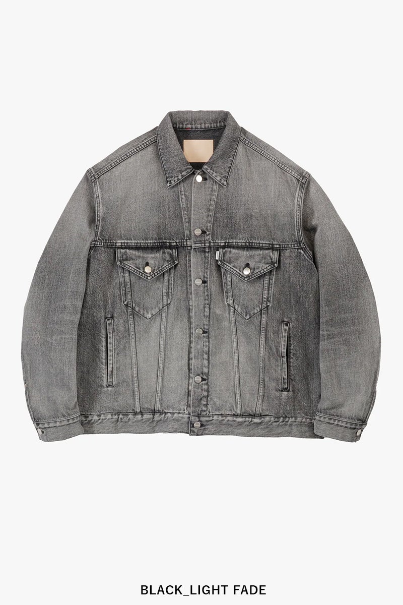 Graphpaper(グラフペーパー) Selvage Denim Trucker Jacket -LIGHT FADE- セルヴィッチデニムトラッカージャケット ライトフェイド GU263-20055LB