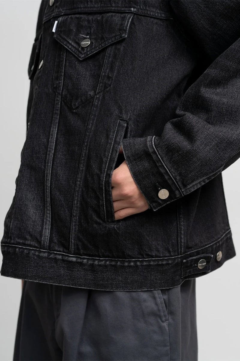 Graphpaper(グラフペーパー) Selvage Denim Trucker Jacket -DARK FADE- セルヴィッチデニムトラッカージャケット ダークフェイド GU263-20055DB