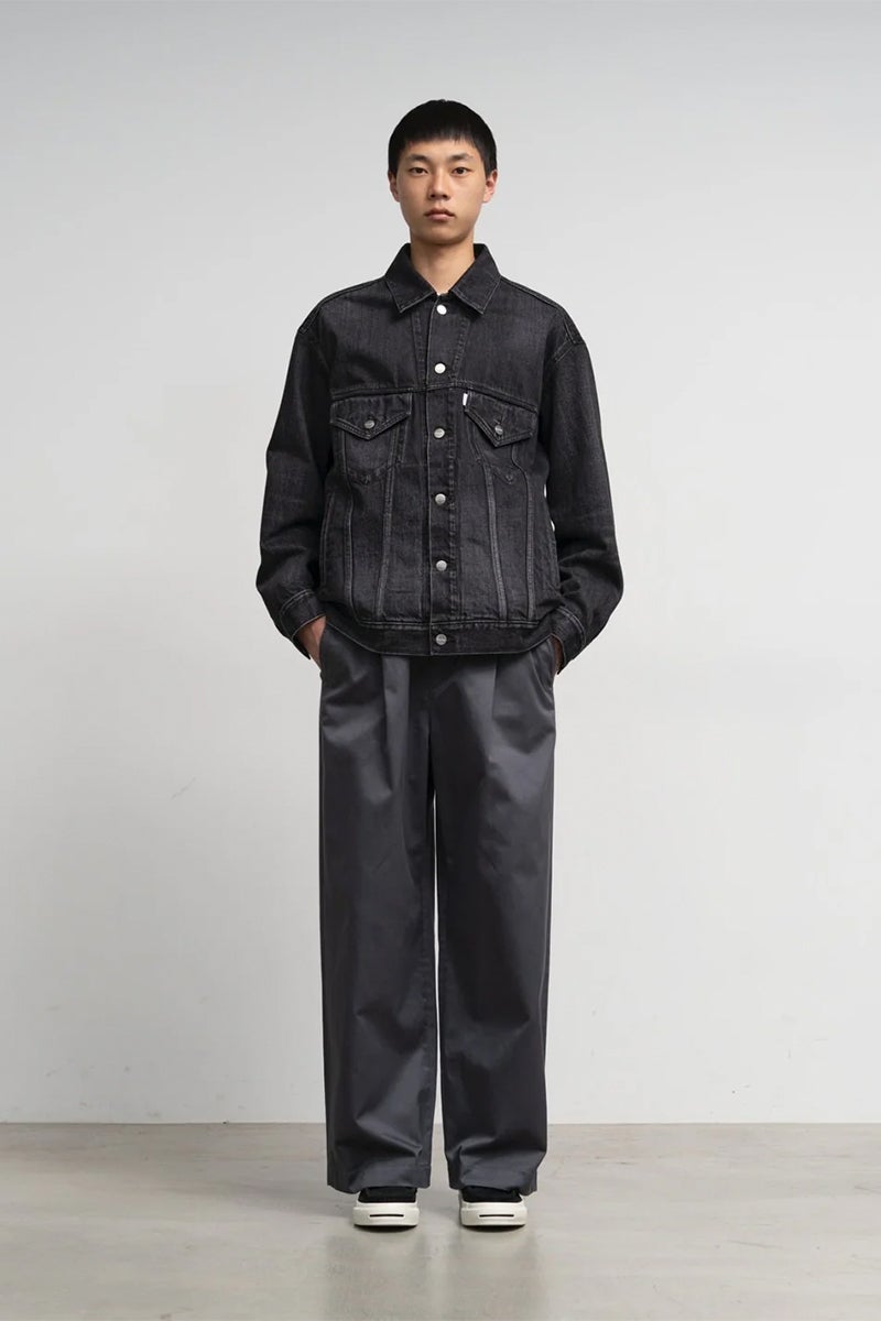 Graphpaper(グラフペーパー) Selvage Denim Trucker Jacket -DARK FADE- セルヴィッチデニムトラッカージャケット ダークフェイド GU263-20055DB