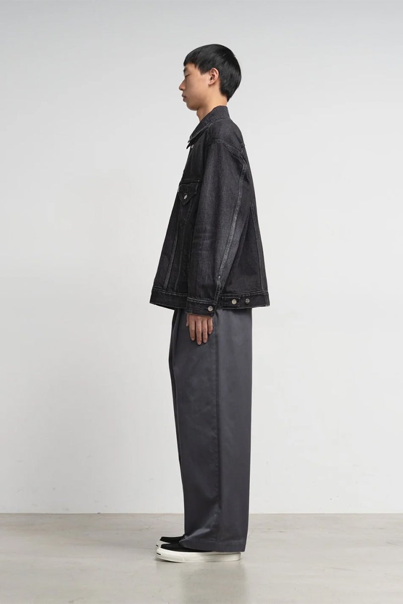 Graphpaper(グラフペーパー) Selvage Denim Trucker Jacket -DARK FADE- セルヴィッチデニムトラッカージャケット ダークフェイド GU263-20055DB