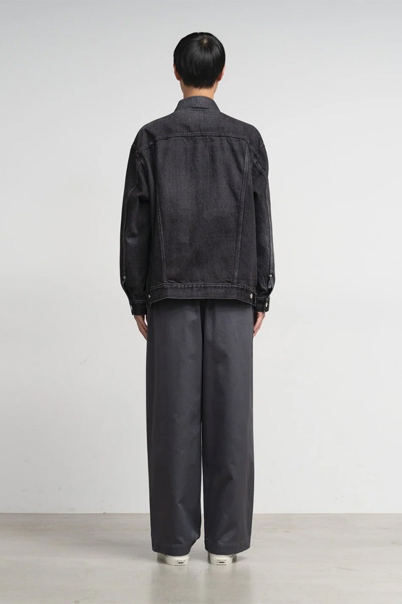 Graphpaper(グラフペーパー) Selvage Denim Trucker Jacket -DARK FADE- セルヴィッチデニムトラッカージャケット ダークフェイド GU263-20055DB