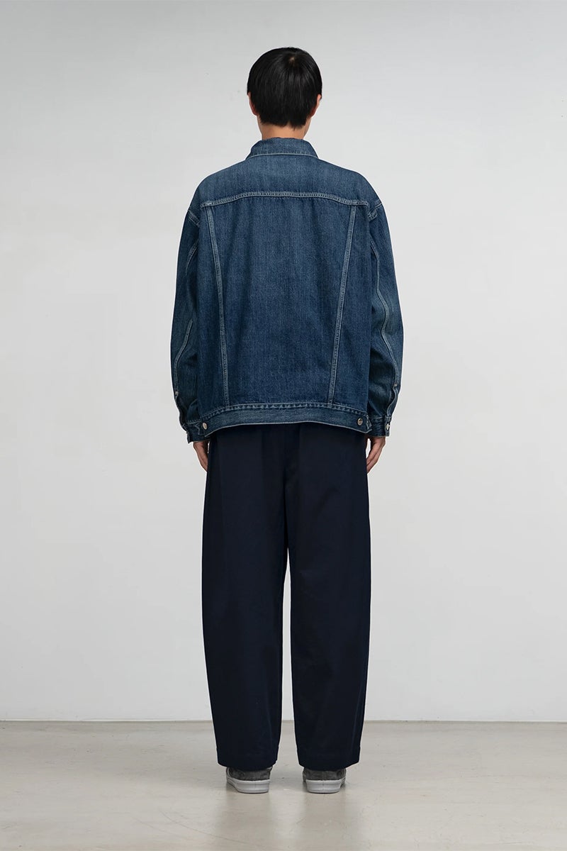 Graphpaper(グラフペーパー) Selvage Denim Trucker Jacket -DARK FADE- セルヴィッチデニムトラッカージャケット ダークフェイド GU263-20055DB