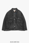 Graphpaper(グラフペーパー) Selvage Denim Trucker Jacket -DARK FADE- セルヴィッチデニムトラッカージャケット ダークフェイド GU263-20055DB