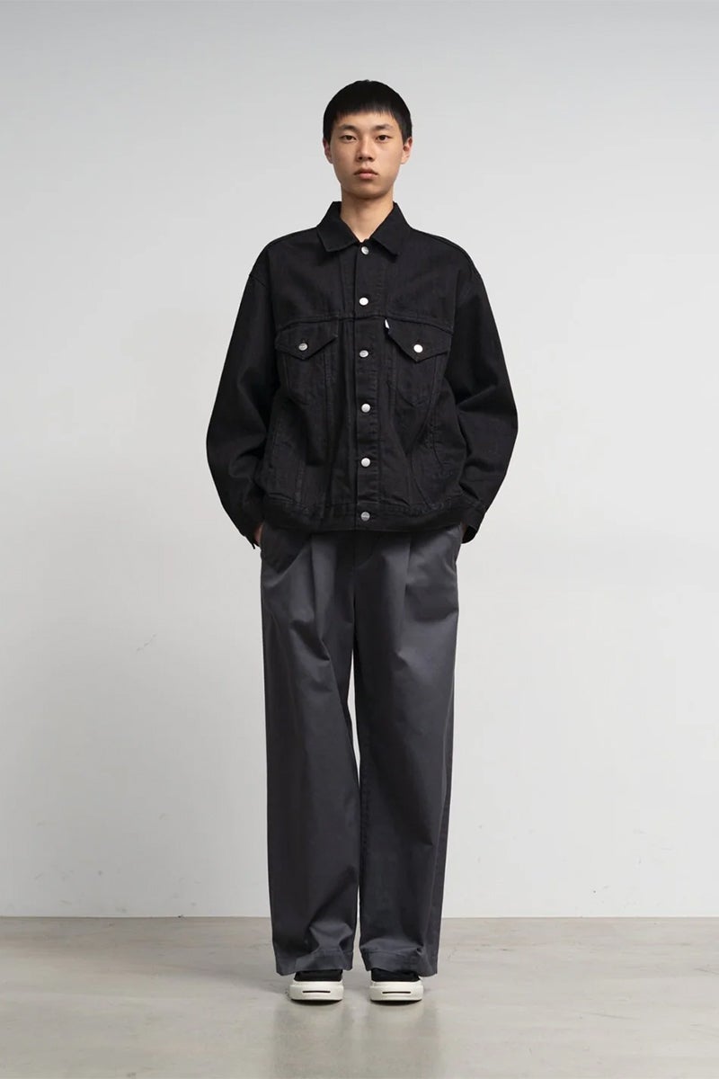 Graphpaper(グラフペーパー) Selvage Denim Trucker Jacket セルヴィッチデニムトラッカージャケット GU263-20055RB