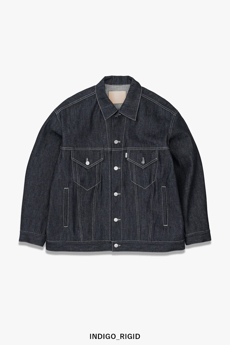Graphpaper(グラフペーパー) Selvage Denim Trucker Jacket セルヴィッチデニムトラッカージャケット GU263-20055RB