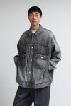 Graphpaper(グラフペーパー) Selvage Denim Jacket -LIGHT FADE- セルヴィッチデニムジャケット ライトフェイド GU263-20054LB