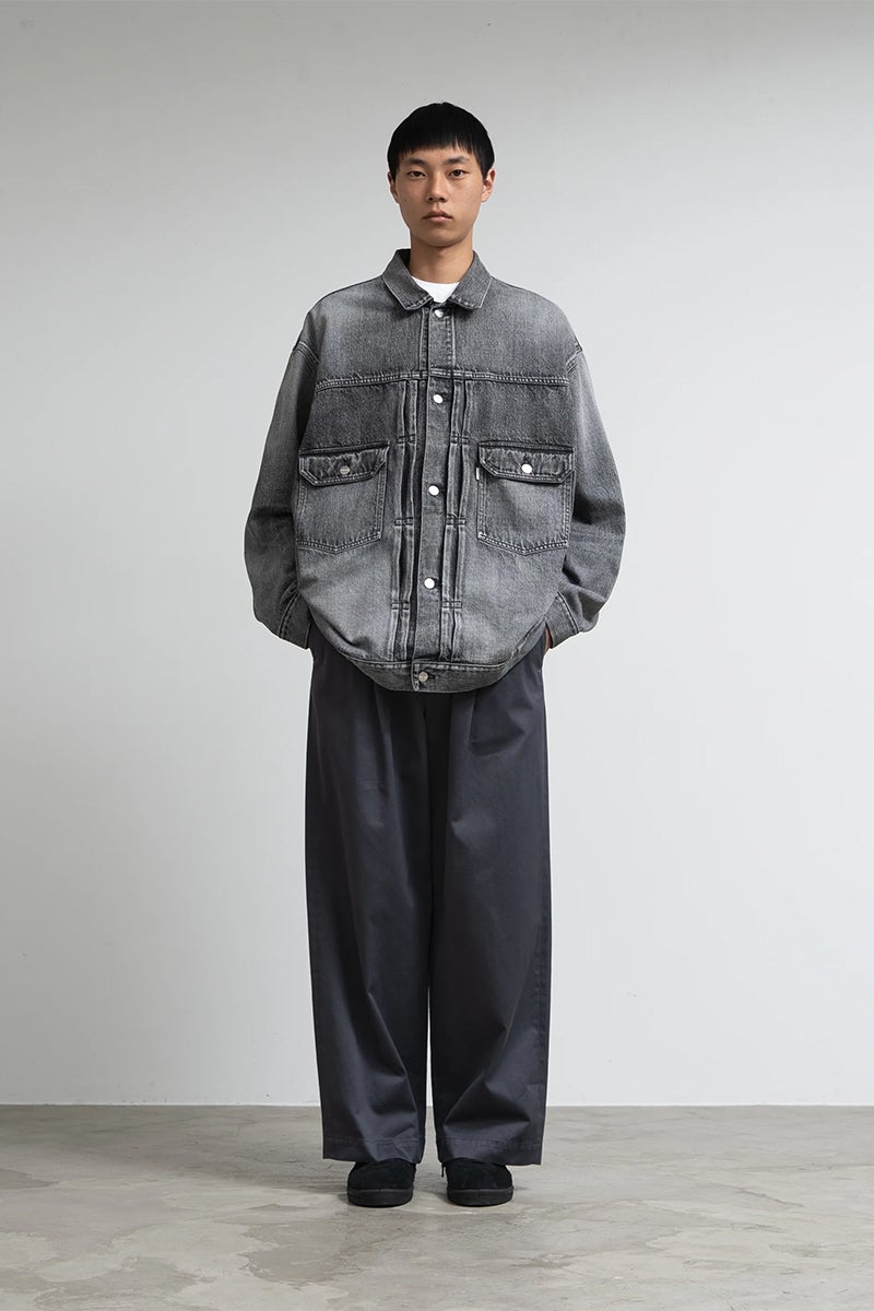 Graphpaper(グラフペーパー) Selvage Denim Jacket -LIGHT FADE- セルヴィッチデニムジャケット ライトフェイド GU263-20054LB