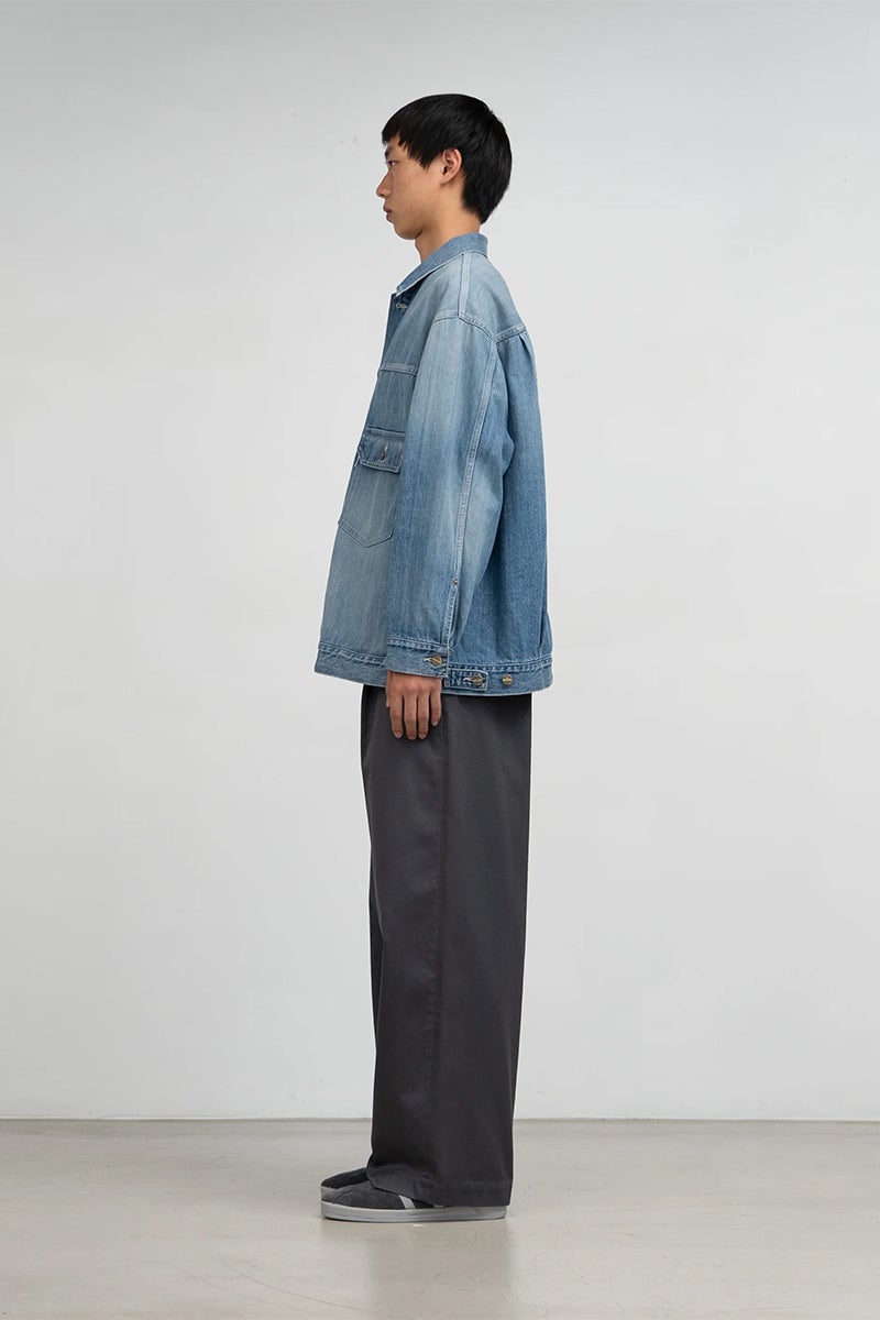 Graphpaper(グラフペーパー) Selvage Denim Jacket -LIGHT FADE- セルヴィッチデニムジャケット ライトフェイド GU263-20054LB
