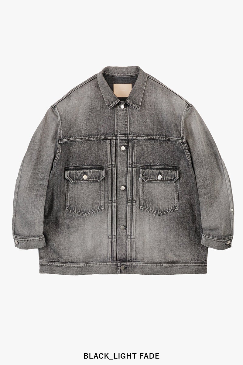 Graphpaper(グラフペーパー) Selvage Denim Jacket -LIGHT FADE- セルヴィッチデニムジャケット ライトフェイド GU263-20054LB