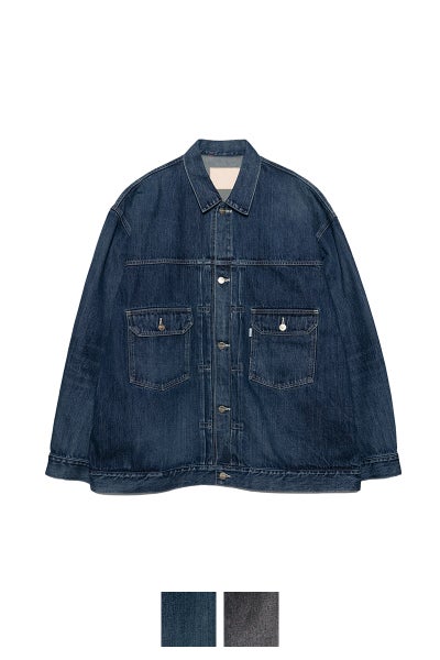 Graphpaper(グラフペーパー) Selvage Denim Jacket -DARK FADE- セルヴィッチデニムジャケット ダークフェイド GU263-20054DB