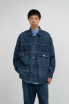 Graphpaper(グラフペーパー) Selvage Denim Jacket -DARK FADE- セルヴィッチデニムジャケット ダークフェイド GU263-20054DB