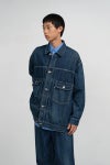 Graphpaper(グラフペーパー) Selvage Denim Jacket -DARK FADE- セルヴィッチデニムジャケット ダークフェイド GU263-20054DB