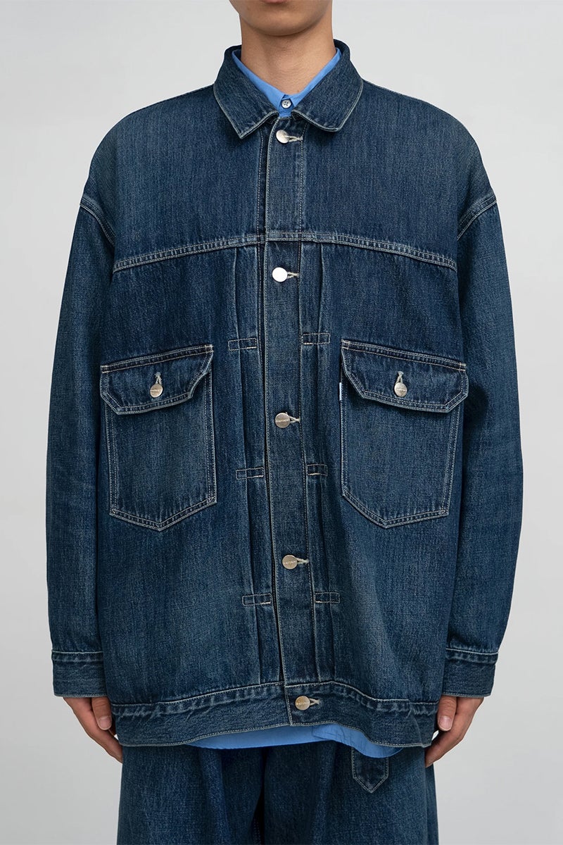 Graphpaper(グラフペーパー) Selvage Denim Jacket -DARK FADE- セルヴィッチデニムジャケット ダークフェイド GU263-20054DB