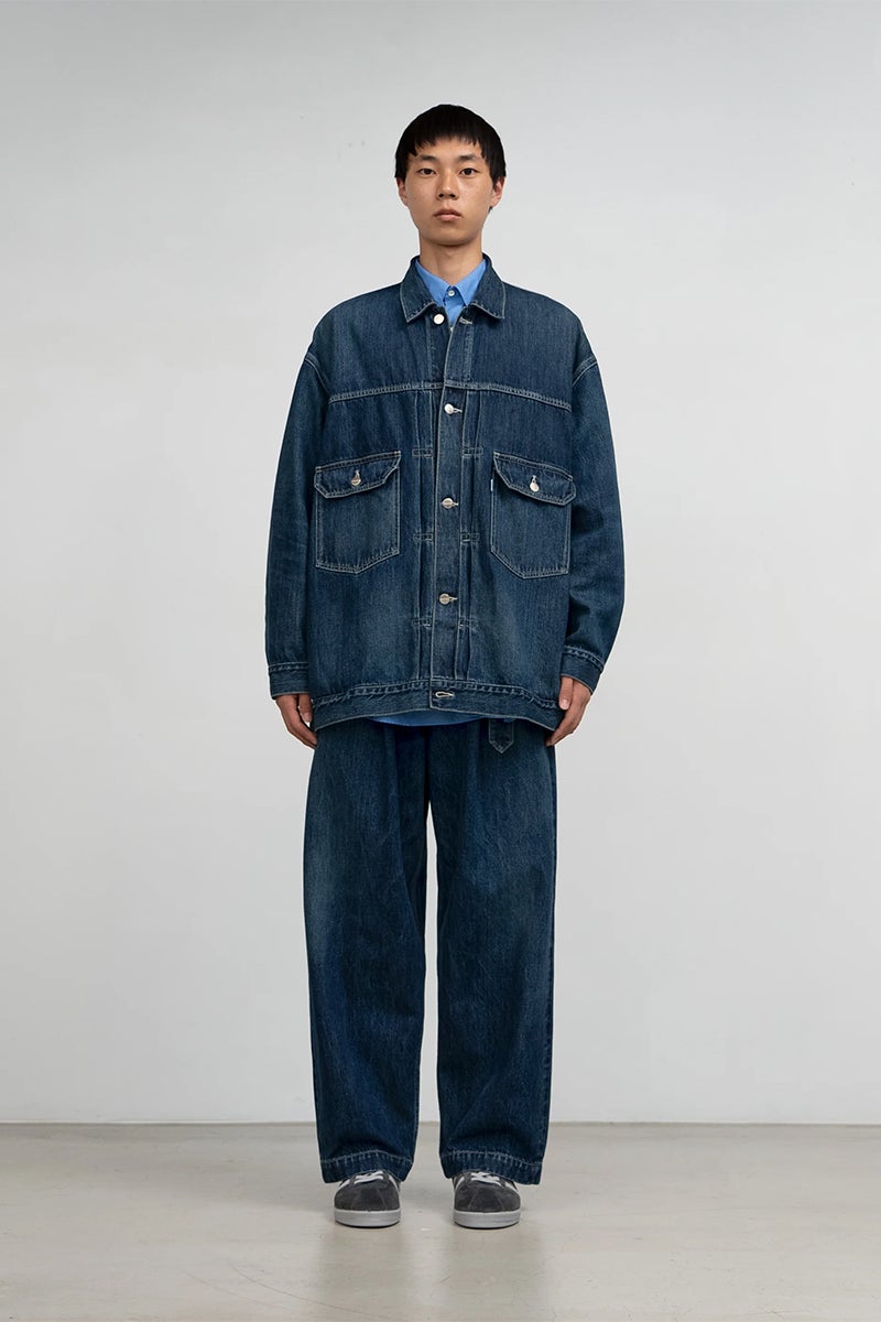 Graphpaper(グラフペーパー) Selvage Denim Jacket -DARK FADE- セルヴィッチデニムジャケット ダークフェイド GU263-20054DB