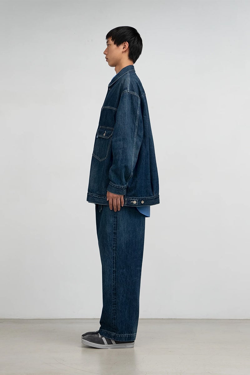 Graphpaper(グラフペーパー) Selvage Denim Jacket -DARK FADE- セルヴィッチデニムジャケット ダークフェイド GU263-20054DB