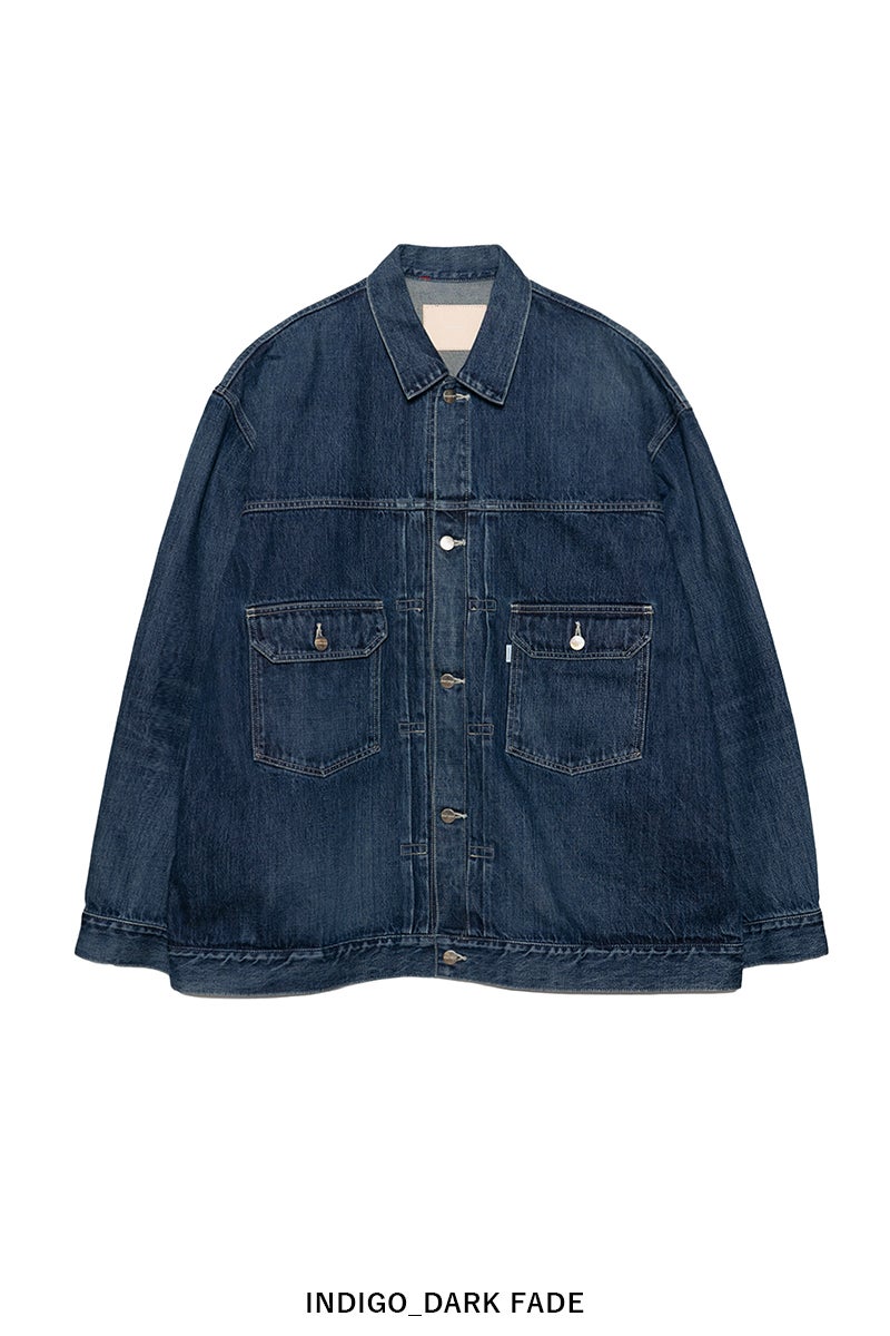Graphpaper(グラフペーパー) Selvage Denim Jacket -DARK FADE- セルヴィッチデニムジャケット ダークフェイド GU263-20054DB