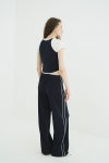 CLANE(クラネ) PILE CONTRAST LINE SET UP パイルコントラストラインセットアップ 11112-5003