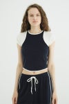 CLANE(クラネ) PILE CONTRAST LINE SET UP パイルコントラストラインセットアップ 11112-5003