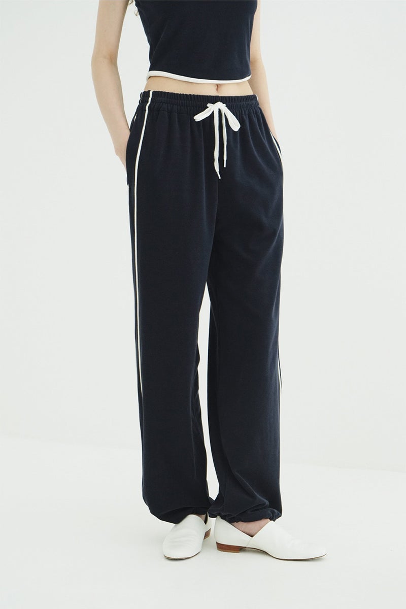 CLANE(クラネ) PILE CONTRAST LINE SET UP パイルコントラストラインセットアップ 11112-5003