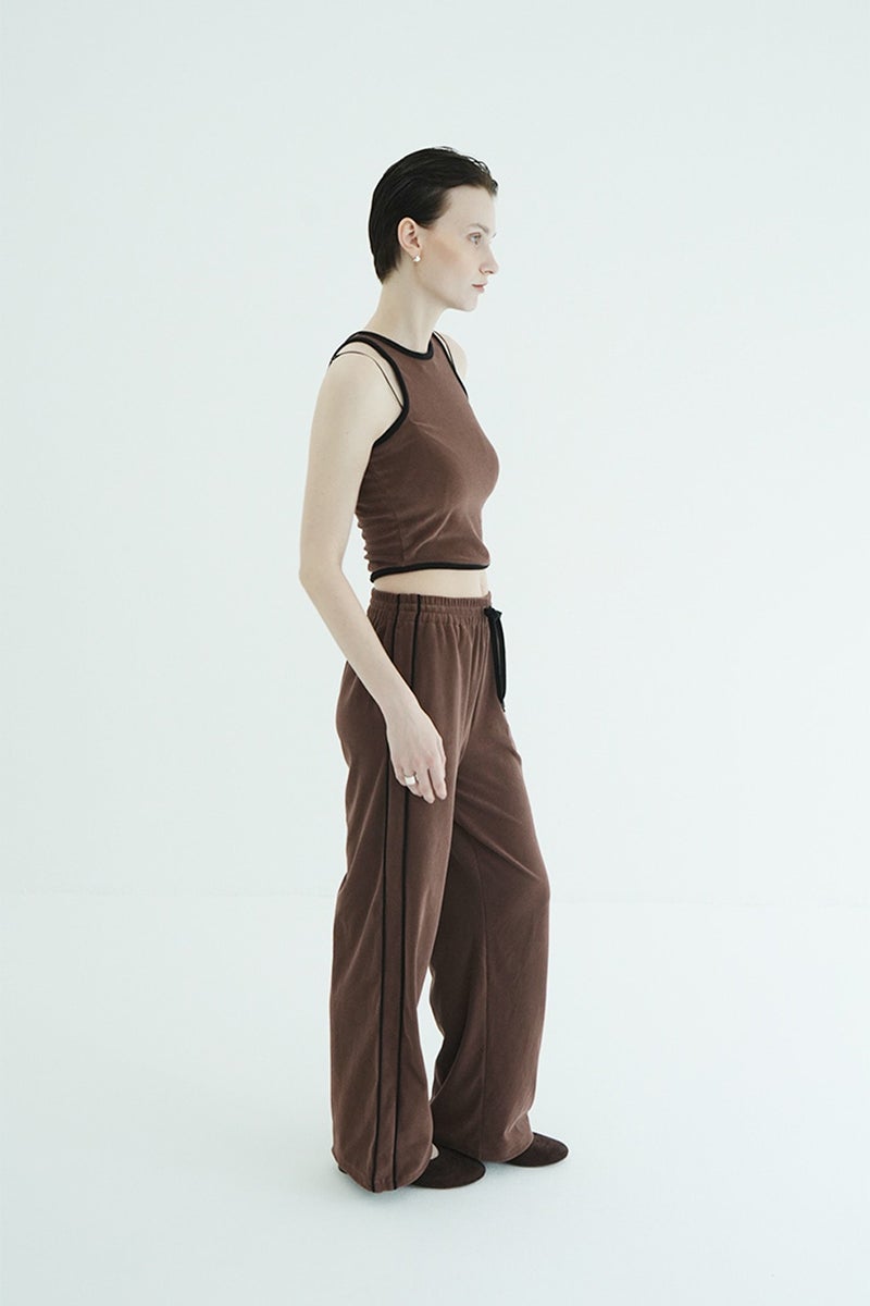 CLANE(クラネ) PILE CONTRAST LINE SET UP パイルコントラストラインセットアップ 11112-5003